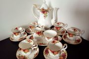 Royal Albert "Old Country Roses"  Coffee set with Coffee Pot