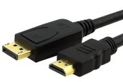 1.8M Displayport DP to HDMI Cable Adapter Converter For Dell Lenovo HP/PC Laptop