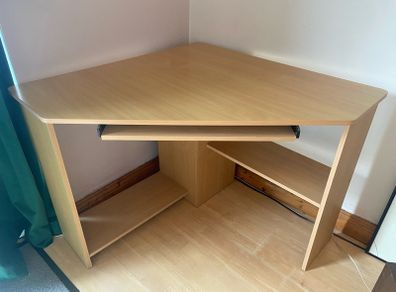 Wooden Corner Computer Desk / Workstation (3ft x 3ft)