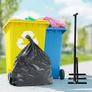 Rubbish Press Waste Compactor Trashor Space-saving in Wheelie Bin Trash Can Household Trash Can Press, Manual, Recycle Bin Compactor, Black Image 7