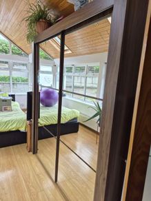Wooden wardrobe