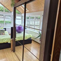 Wooden wardrobe