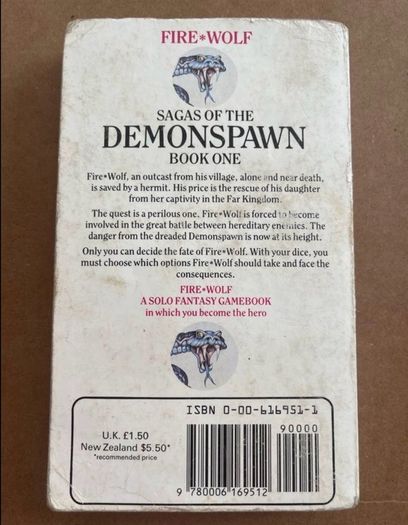 Fire Wolf: Sagas of the Demonspawn Book 1 (J.H. Brennan)