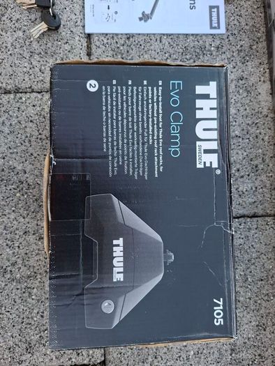Thule Wingbar Evo 135, Footpack and Fitting Kit