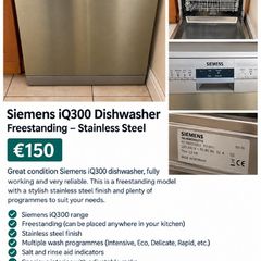 Siemens IQ300 Dishwasher