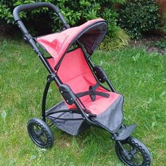 Doll 3 Wheel Jogger Stroller