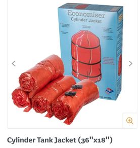 Hot water cylinder lagging jacket 36 x 18 inch