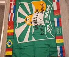 Vintage World Cup 2002 Flag 23" x 56"