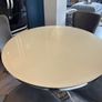 Round Dining Table & 4 Velvet Chairs Image 2