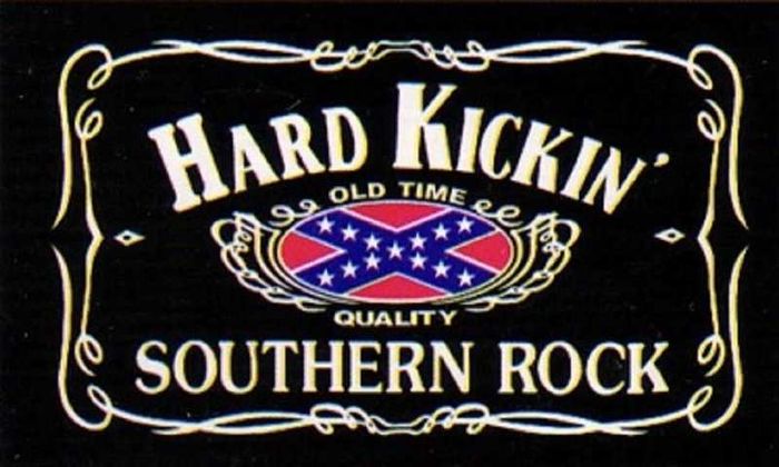 Hard Southern Rock flag Free Post
