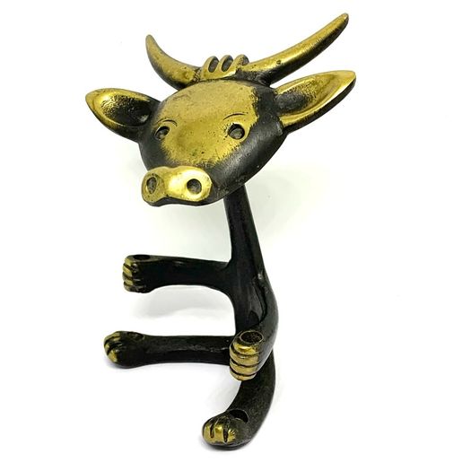Rare Mid Century Walter Bosse Cow Pencil holder