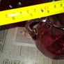 Beautiful Large Cranberry Glass Jug in Good Condition no chips or cracks Postage Available Image 4