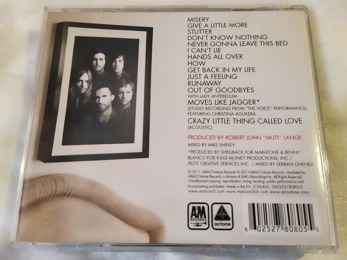 Maroon 5 - Hands All Over Cd