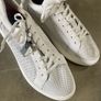 Mens white leather Bianco  shoes size 46/11 Image 4