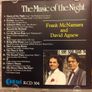 The Music of the Night.  Frank McNamara & David Agnew. CD. Image 3