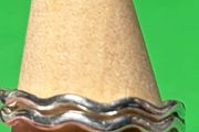Handmade sterling silver wave rings. Size K