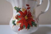 SALE!  Royal Albert Bone China Creamer / Milk Jug - POINSETTIA pattern