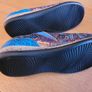 Blue multi Boho designer shoes Image 3