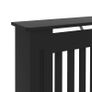 Radiator Cover Black 152x19x81.5 cm MDF Image 6