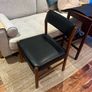 Mid century modern leather chair Image 5