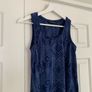 Dunnes Stores Navy Patterned Vest Top Image 8