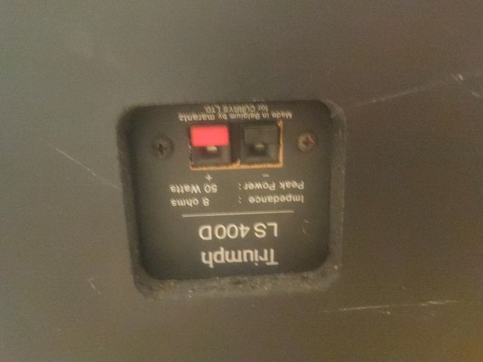 Vintage Triumph LS 400D Speakers 50W (Made by Marantz in Belgium)