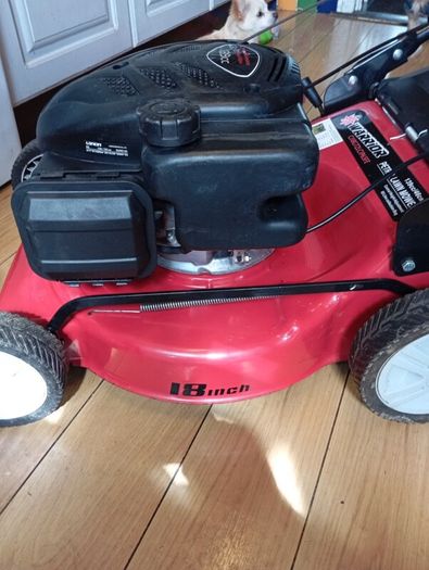 warrior petrol lawnmower