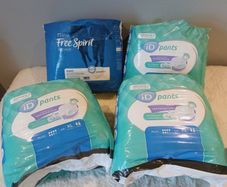 4x Packs Adult Incontinence Pull-Up Pants (3x iD Pants XL, 1x Tesco L/XL) Brand New