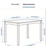 Pine dining table and chairs set Image 8