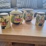Tea Set/Vintage Pottery with Fruit Pattern .. FINAL Price Drop Image 7