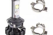 Led Headlight Bulb Adapters - 2Pcs