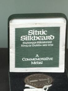 1988 Sitric Silkbeard King Of Dublin Irish Commemorative Bronze Medal