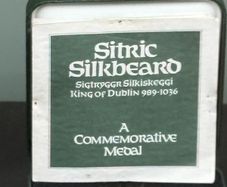 1988 Sitric Silkbeard King Of Dublin Irish Commemorative Bronze Medal