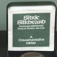1988 Sitric Silkbeard King Of Dublin Irish Commemorative Bronze Medal
