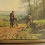 Large vintage country scene framed picture Image 2