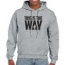 This is the Way Star Hoodie Vintage Bounty Hunter Wars Sweatshirt Hood Pullover Gunfighter Bobba Fett Galaxy Far Away New Republic Image 2