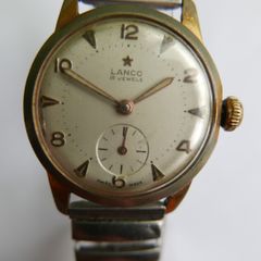 Vintage Lanco Mechanical Watch  Men's Watch Vintage SWISS Made Lanco 320 (works well and keeps time)