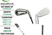 Taylormade Burner Superlaunch #5 Iron 26 Degree / Reax 50 Ladies