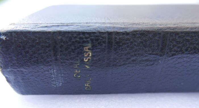 Vintage 1950s edition of "The Ideal Daily Missal" published by The Anthonian Press in Dublin.