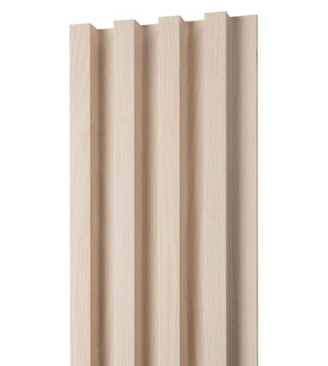 17mm Slat Wall Panel Pale Oak 290x16.0cm