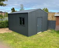 Steel shed