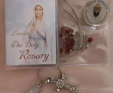 lourdes collectable crucifix etc