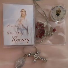 lourdes collectable crucifix etc