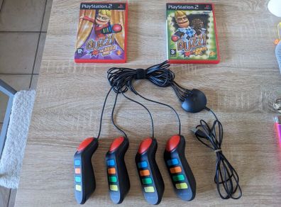 Buzz controllers and games for PS2