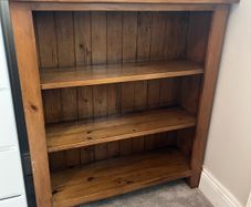 Rustic Solid Wood Bookcase / Shelving Unit