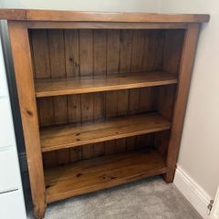 Rustic Solid Wood Bookcase / Shelving Unit