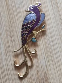 Vintage Peacock brooch