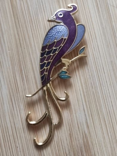 Vintage Peacock brooch