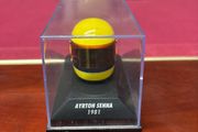 Ayrton Senna Helmet 1981 1:8 Minichamps