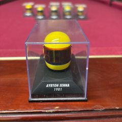Ayrton Senna Helmet 1981 1:8 Minichamps